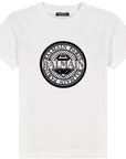 Balmain Paris Boys Medallion T-Shirt White - Balmain KidsT-shirts