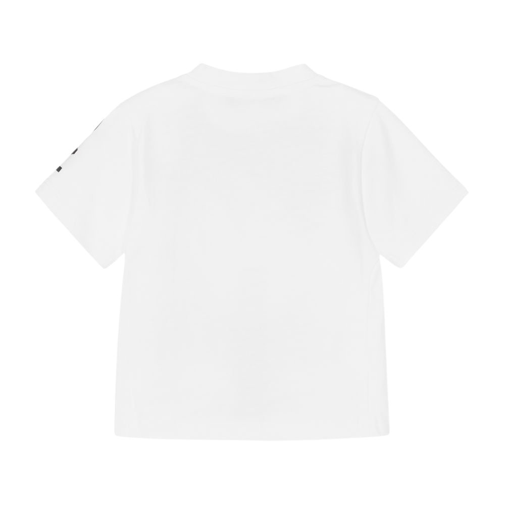 Balmain Unisex Arm Logo T-shirt White - Balmain KidsT-shirts