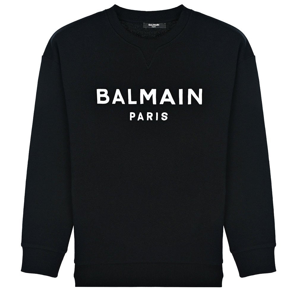 Balmain Unisex Classic Logo Sweater Black - Balmain KidsSweaters
