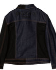 Balmain Unisex Panelled Denim Jacket Navy - Balmain KidsCoats & Jackets