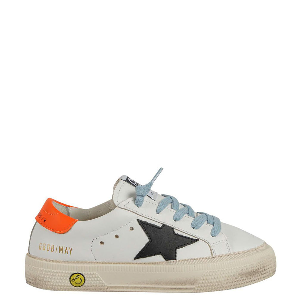 Golden Goose Unisex May Star Logo Sneaker White