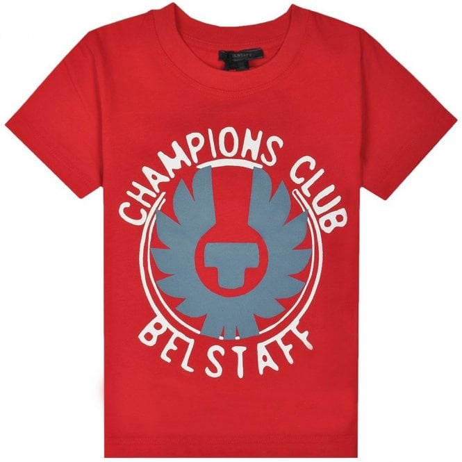 Belstaff Boys Hanway Champion T-Shirt Red - Belstaff KidsT-shirts