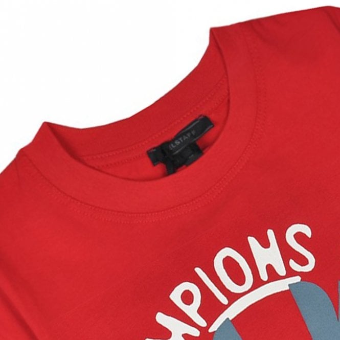 Belstaff Boys Hanway Champion T-Shirt Red - Belstaff KidsT-shirts
