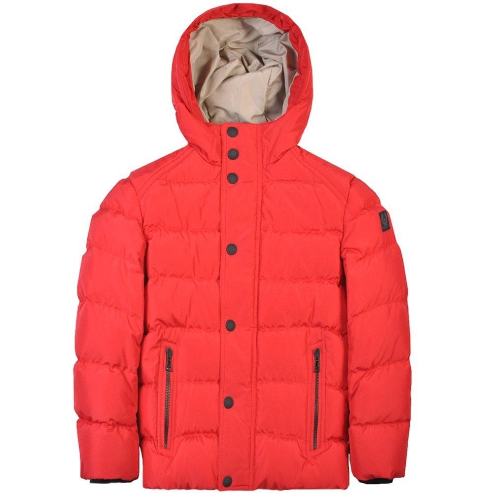 Belstaff Boys Singer Puffa Jacket Red - Belstaff KidsCoats &amp; Jackets