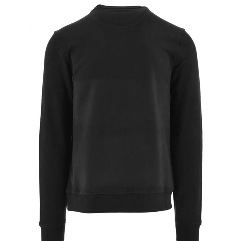 Belstaff Mens Cotton Fleece Sweater Black - BelstaffSweaters