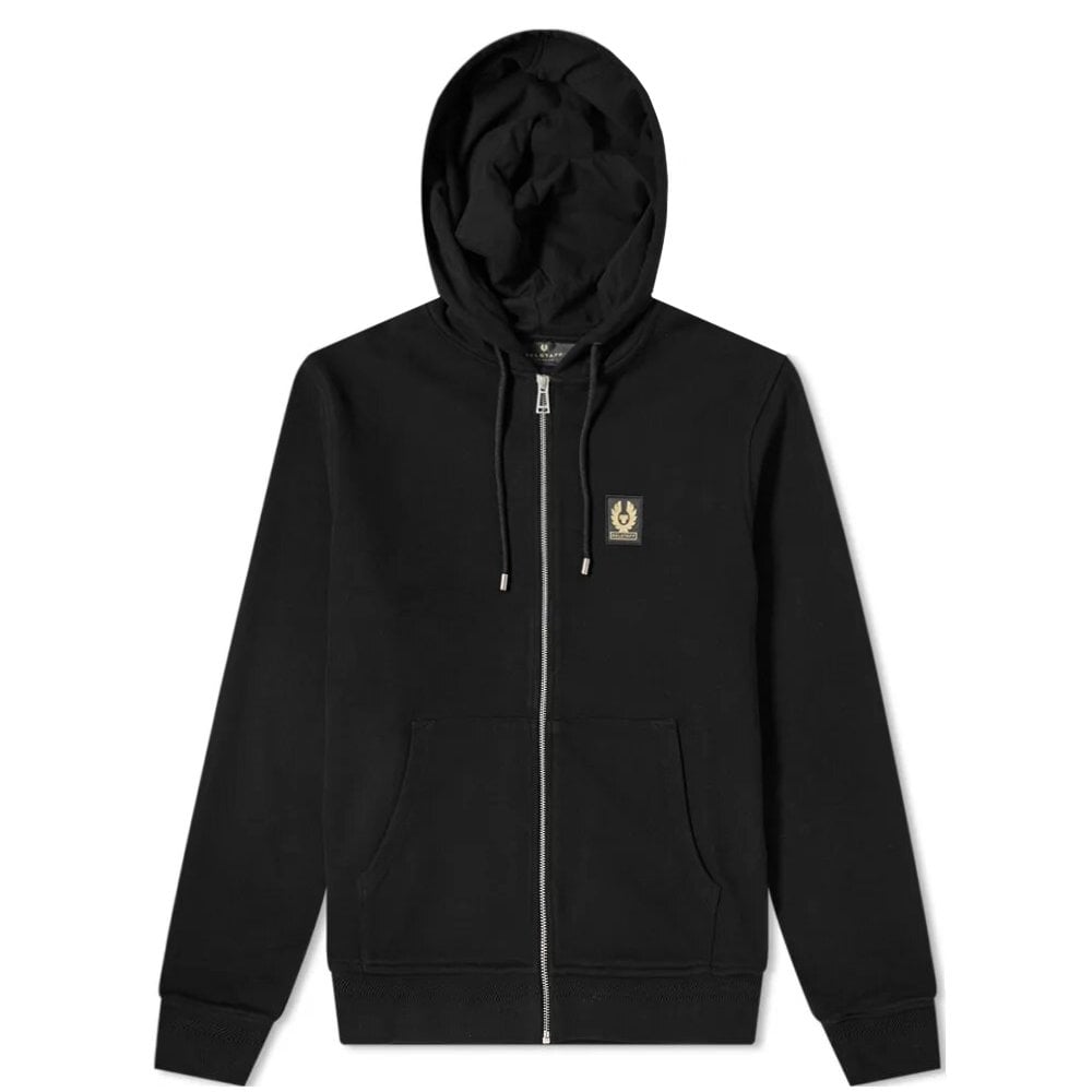 Belstaff Men&#39;s Hoodie In Navy Cotton Loopback Jersey - BelstaffHoodies