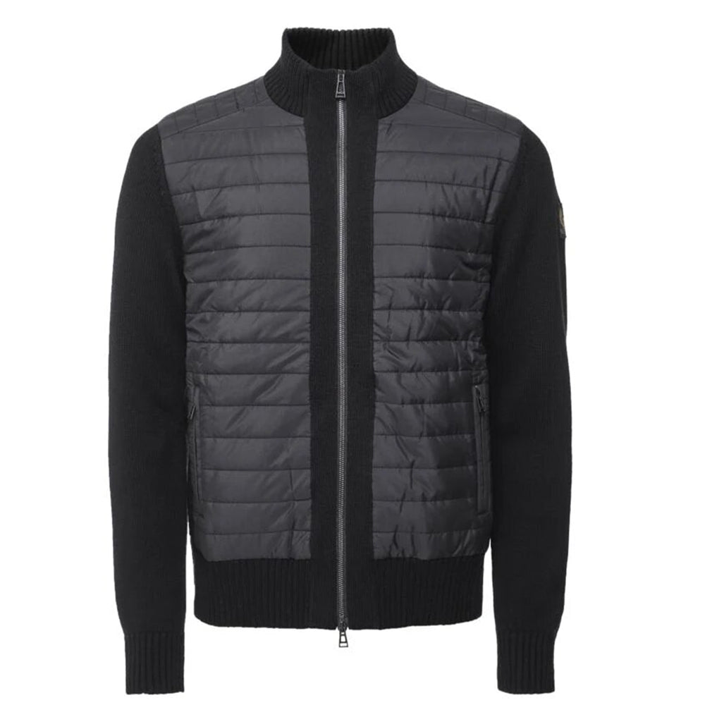 Belstaff Mens Kingston Full Zip Jacket Black - BelstaffZip Tops