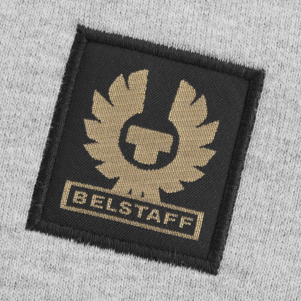 Belstaff Mens Logo Hoodie Grey - BelstaffHoodies