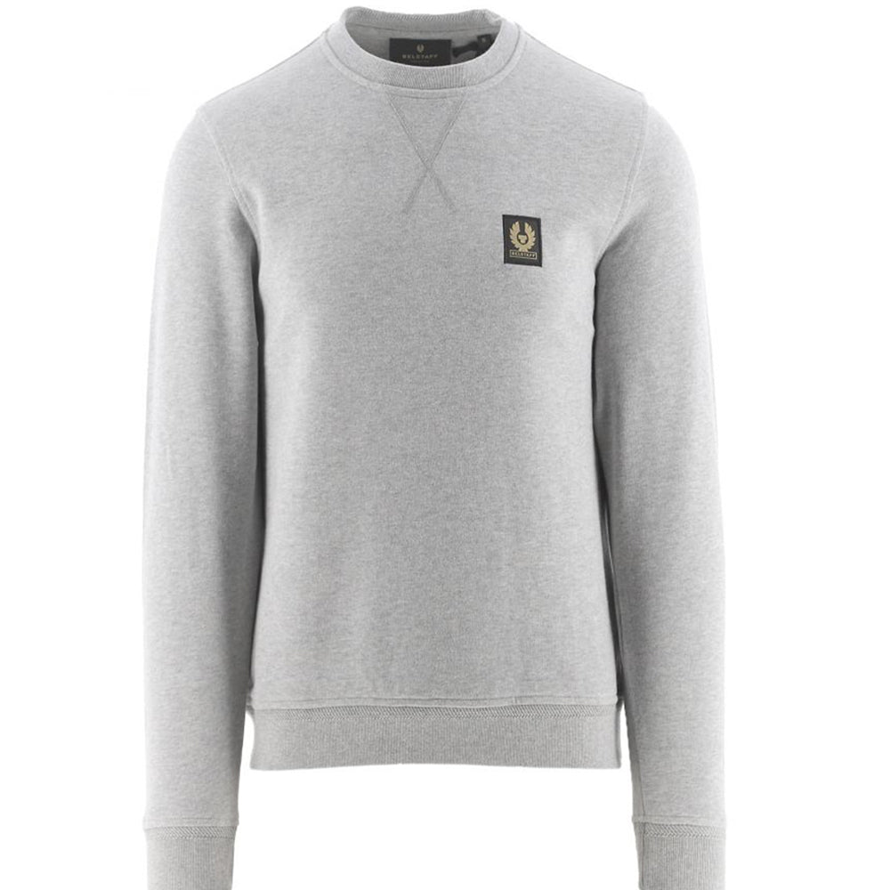 Belstaff Mens Logo Sweater Grey - BelstaffSweaters