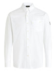 Belstaff Mens Pitch Shirt White - BelstaffShirts