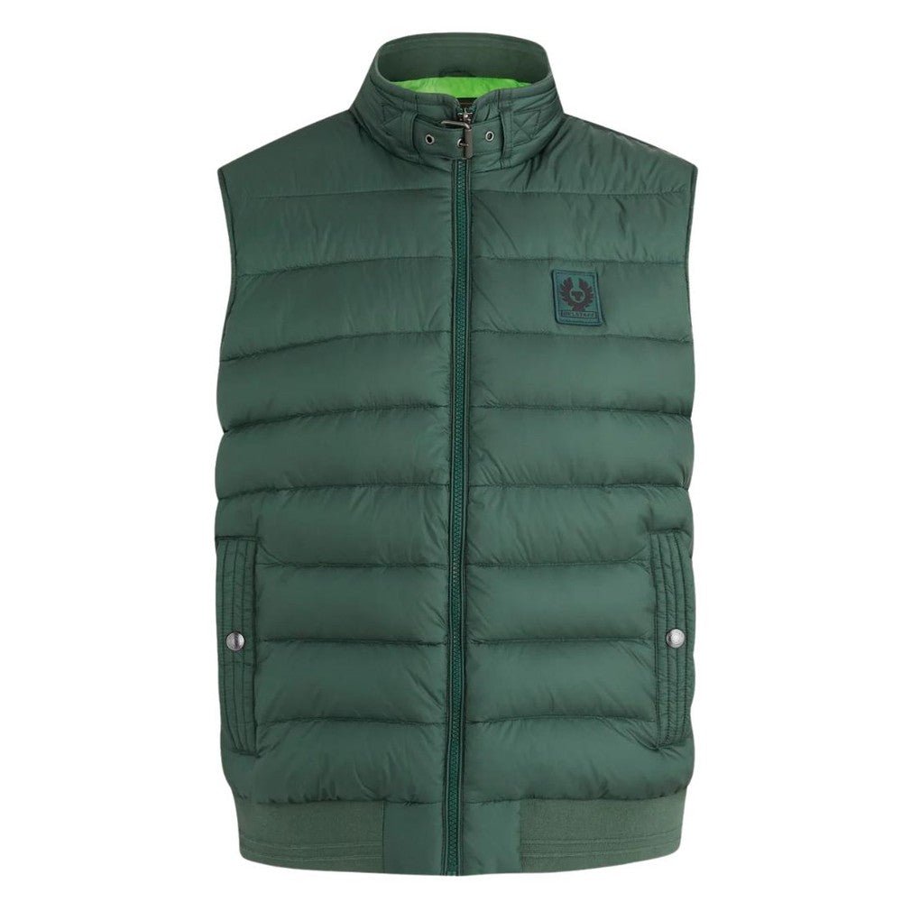 Belstaff Mens Tonal Circuit Gilet Green - BelstaffGilets