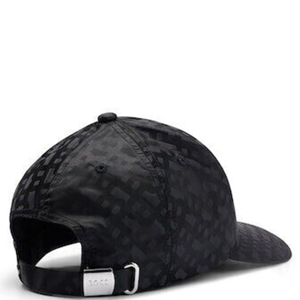 Boss Mens All Over Logo Cap Black - BossCaps