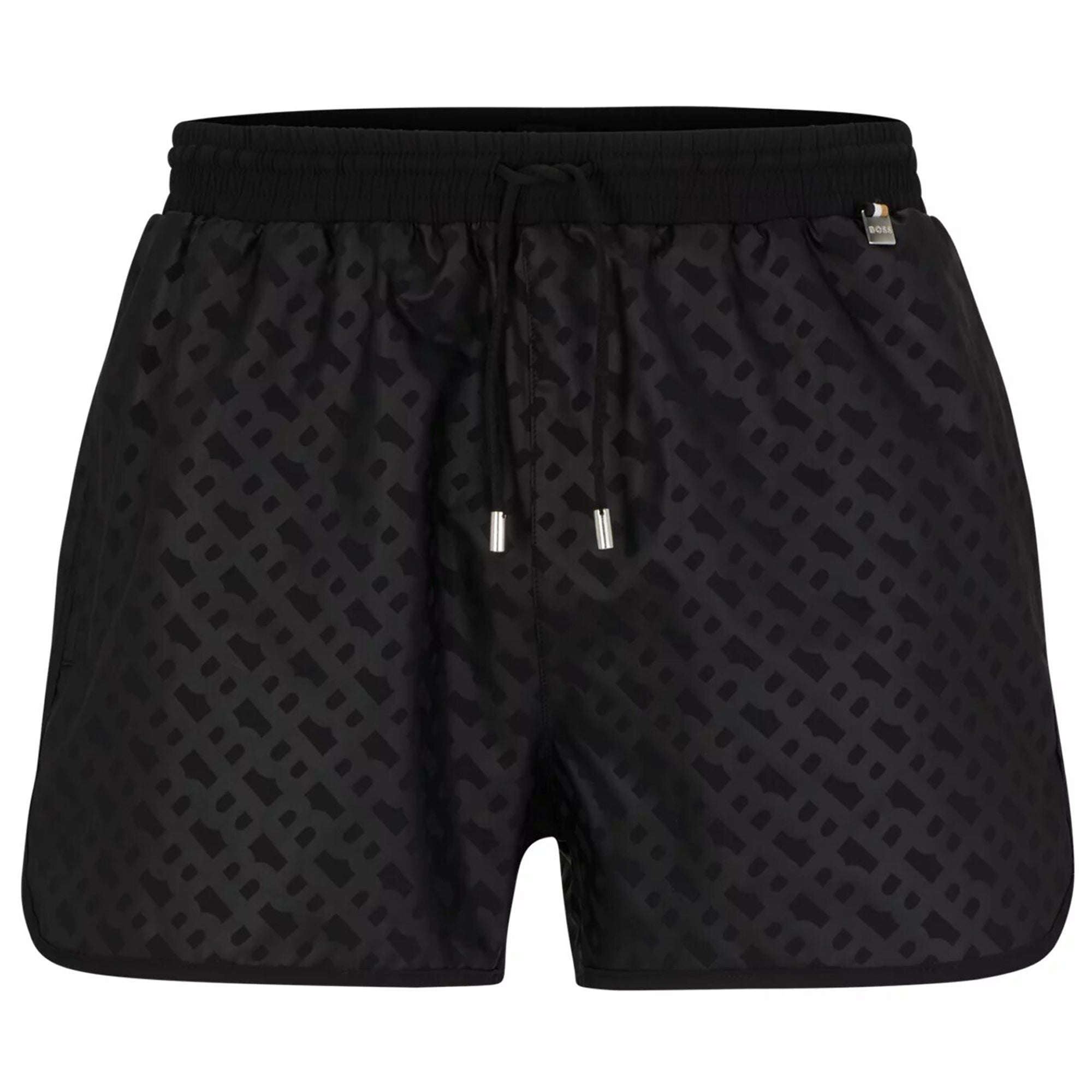 Boss Mens All Over Print Swim Shorts Black - BossSwim Shorts