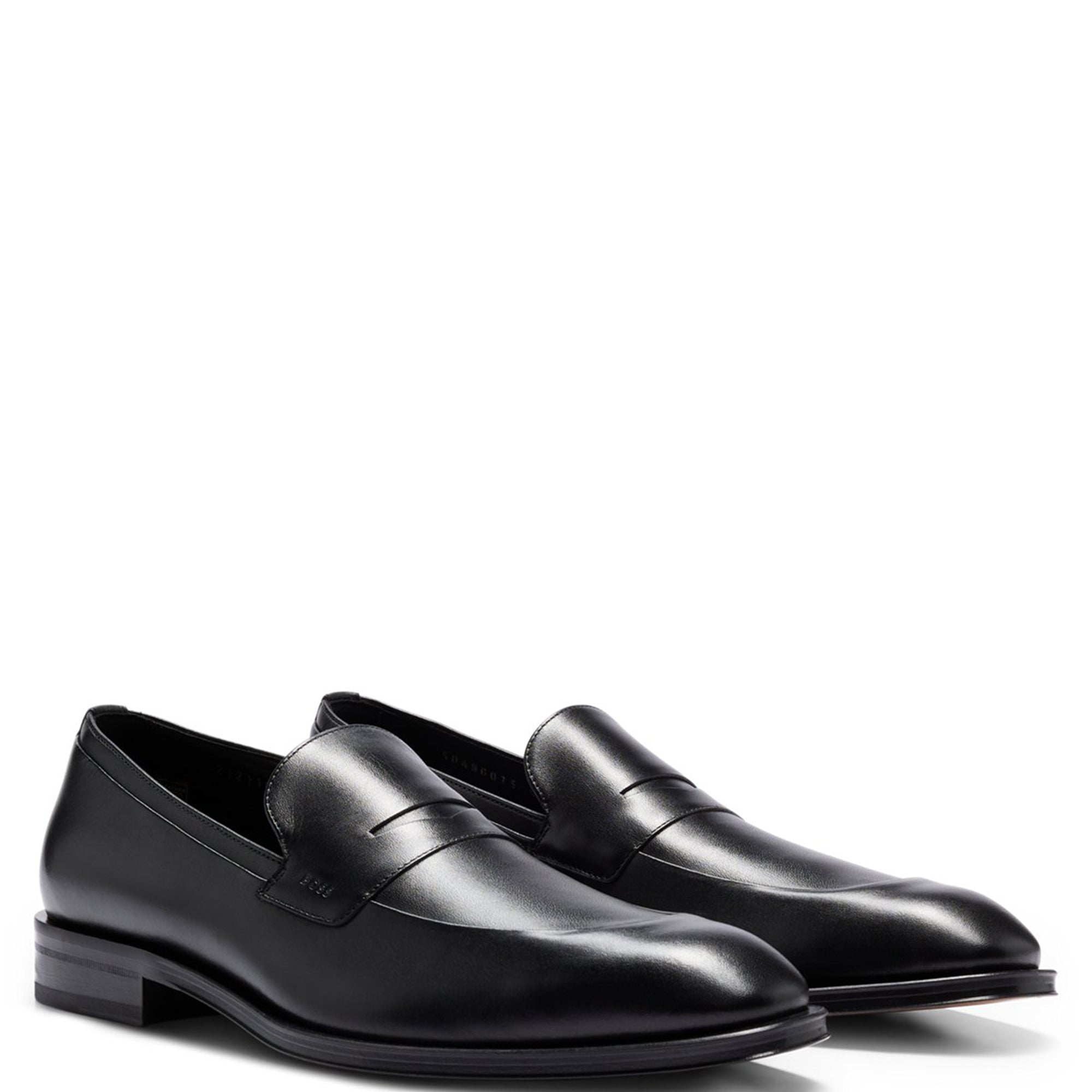 Boss Mens Derrek Loafers Black - BossLoafers