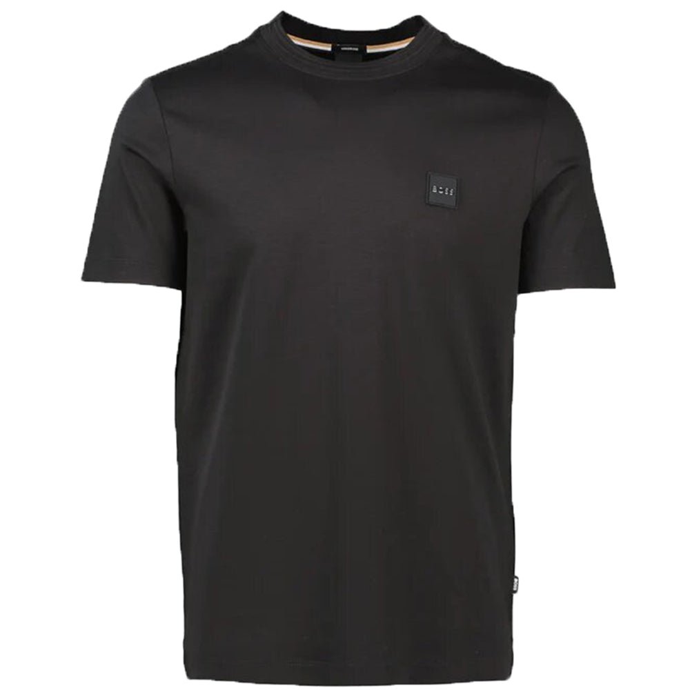 Boss Mens Plaque Logo T-shirt Black - BossT-shirts