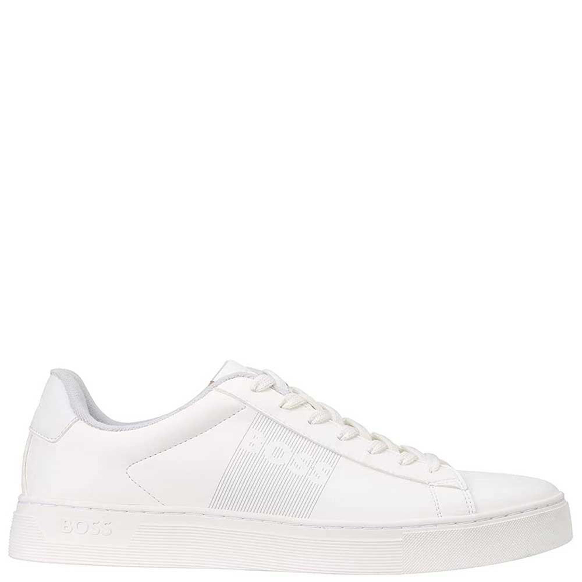 Boss Mens Rhys Tennis Sneakers White - BossSneakers