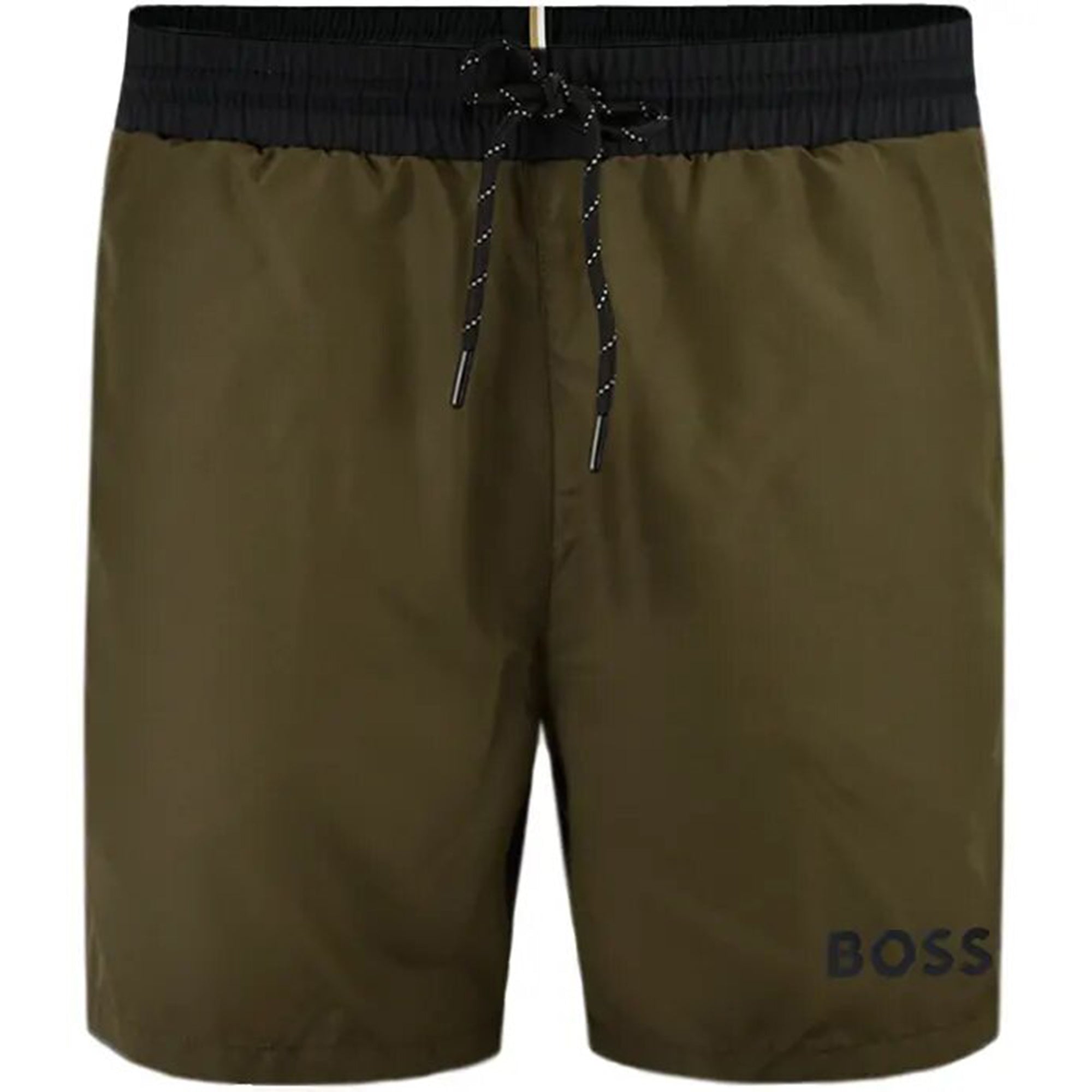 Boss Mens Swim Shorts Khaki - BossSwim Shorts