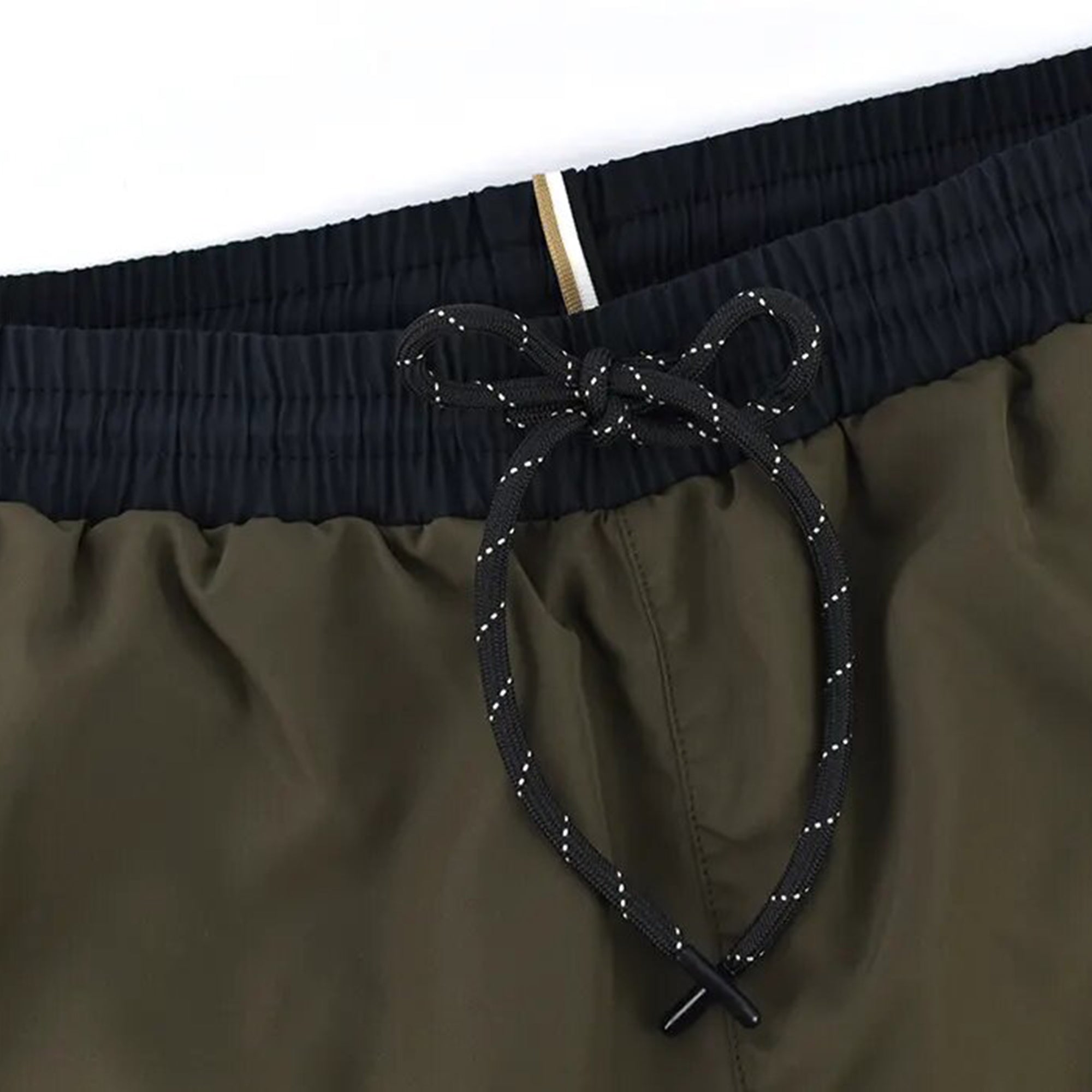 Boss Mens Swim Shorts Khaki - BossSwim Shorts