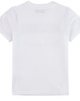 Moschino Girls Couture Diamante Logo T-Shirt White