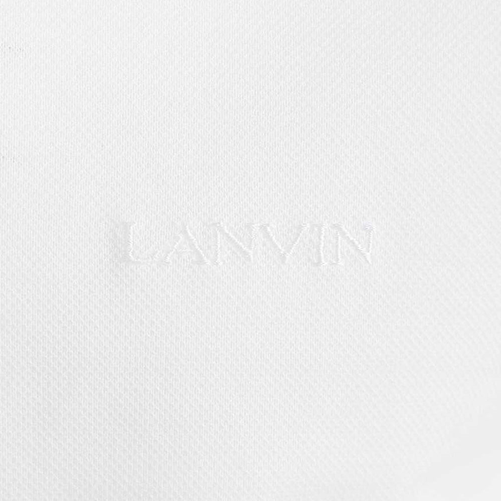 Lanvin Men&#39;s Polo T-shirt White