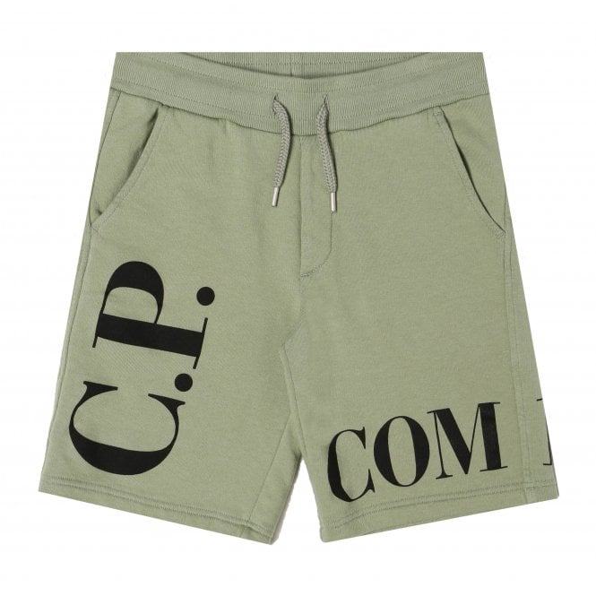 C.P Company Boys Bermuda Sweat Shorts Green - C.P. Company KidsShorts