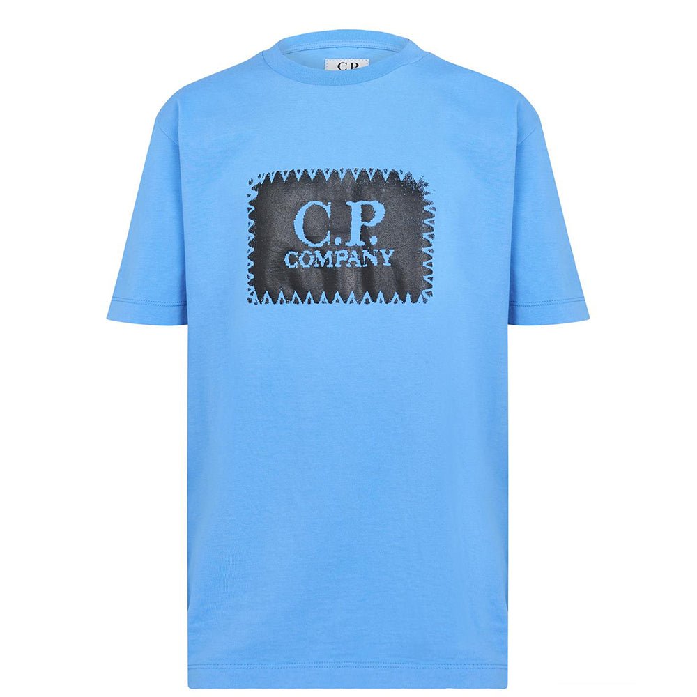 C.P Company boys Cotton Jersey T-shirt Blue - C.P. Company KidsT-shirts