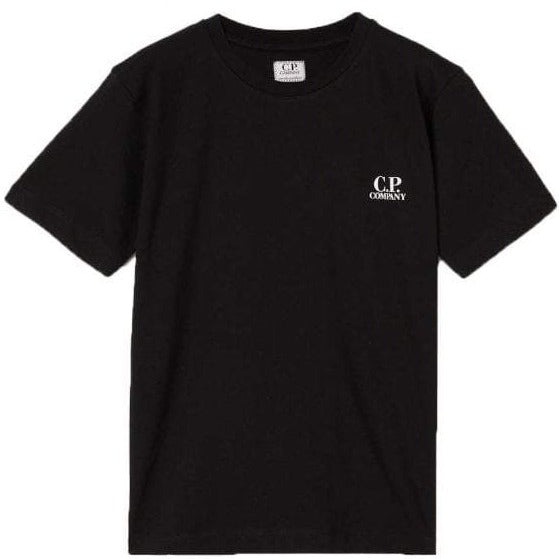 C.P Company Boys Cotton Logo T-shirt Black - C.P. Company KidsT-shirts
