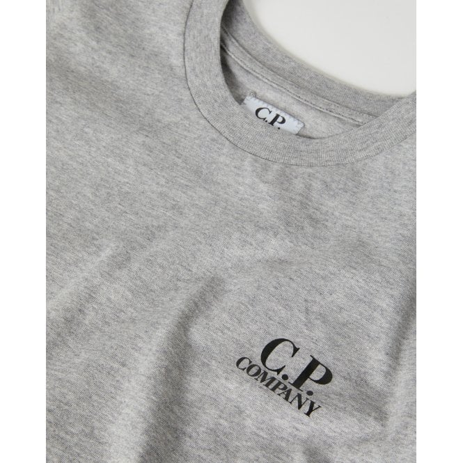 C.P Company Boys Cotton Logo T-shirt Grey - C.P. Company KidsT-shirts