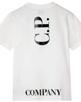 C.P Company Boys Cotton Logo T-shirt White - C.P. Company KidsT-shirts