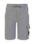 C.P Company - Boys Fleece Goggle Shorts Grey - C.P. Company KidsShorts