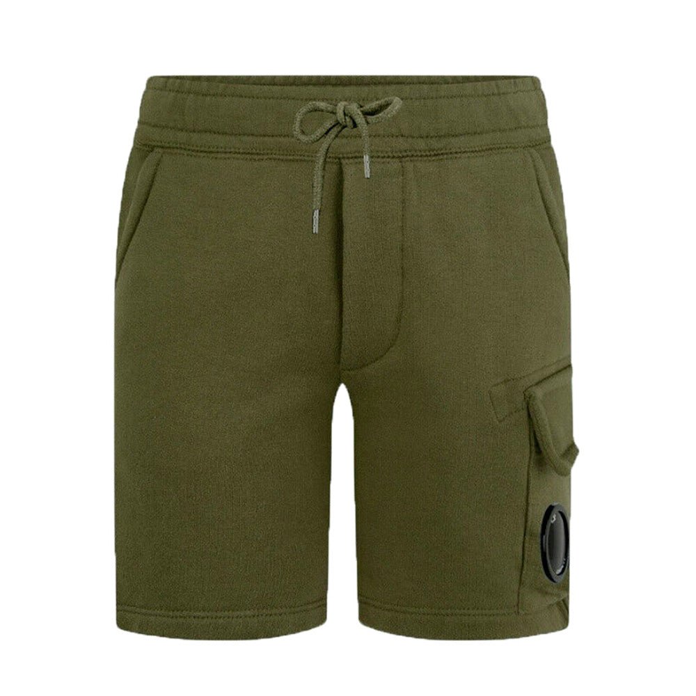 C.P Company - Boys Fleece Goggle Shorts Khaki - C.P. Company KidsShorts