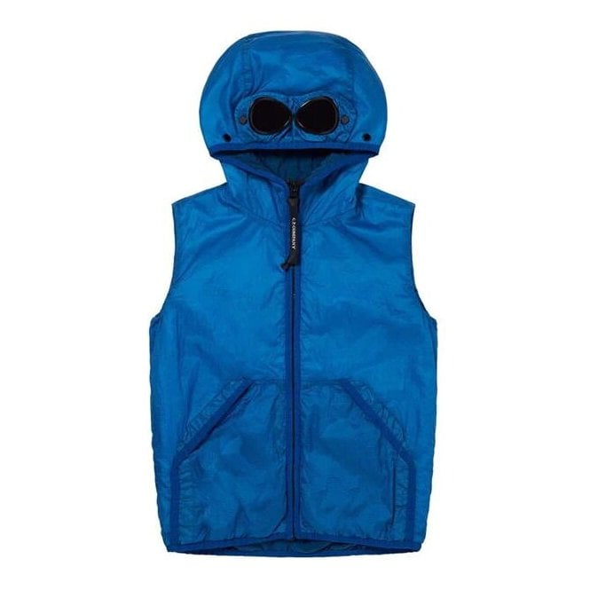 C.P Company Boys Goggle Gilet Blue - C.P. Company KidsGilets