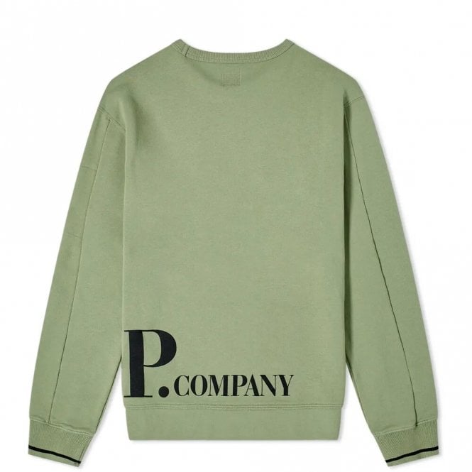 C.P Company Boys Goggle Sweater Green - C.P. Company KidsSweaters