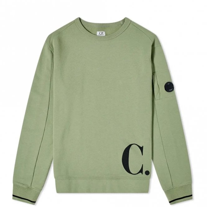 C.P Company Boys Goggle Sweater Green - C.P. Company KidsSweaters