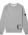 C.P Company Boys Goggle Sweater Grey - C.P. Company KidsSweaters
