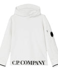 C.P Company Boys Logo Hoodie White - C.P. Company KidsHoodies