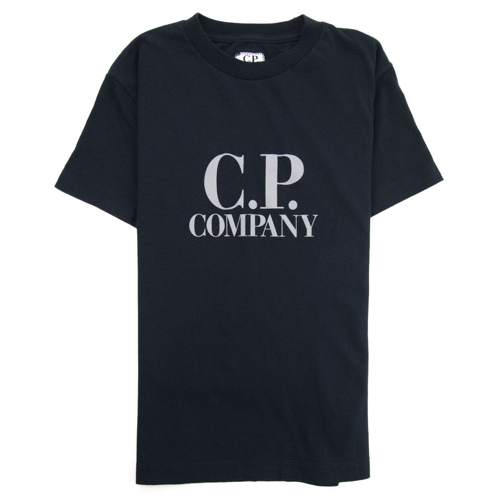 C.p Company Boys Logo Tshirt Navy - C.P. Company KidsT-shirts