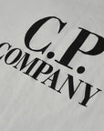 C.P Company Kids Logo Print T-shirt White - C.P. Company KidsT-shirts