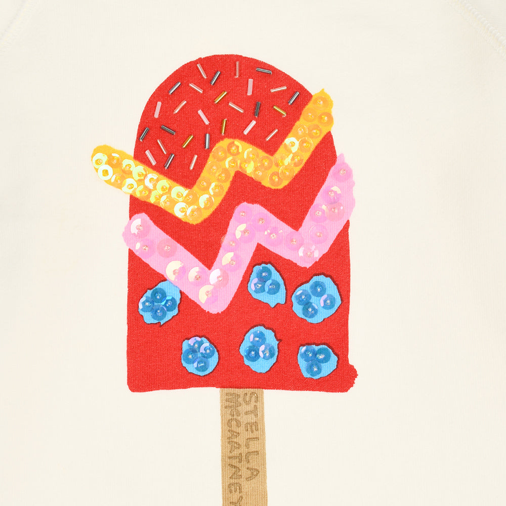 Stella McCartney Girls Lolly Pop Sweater White