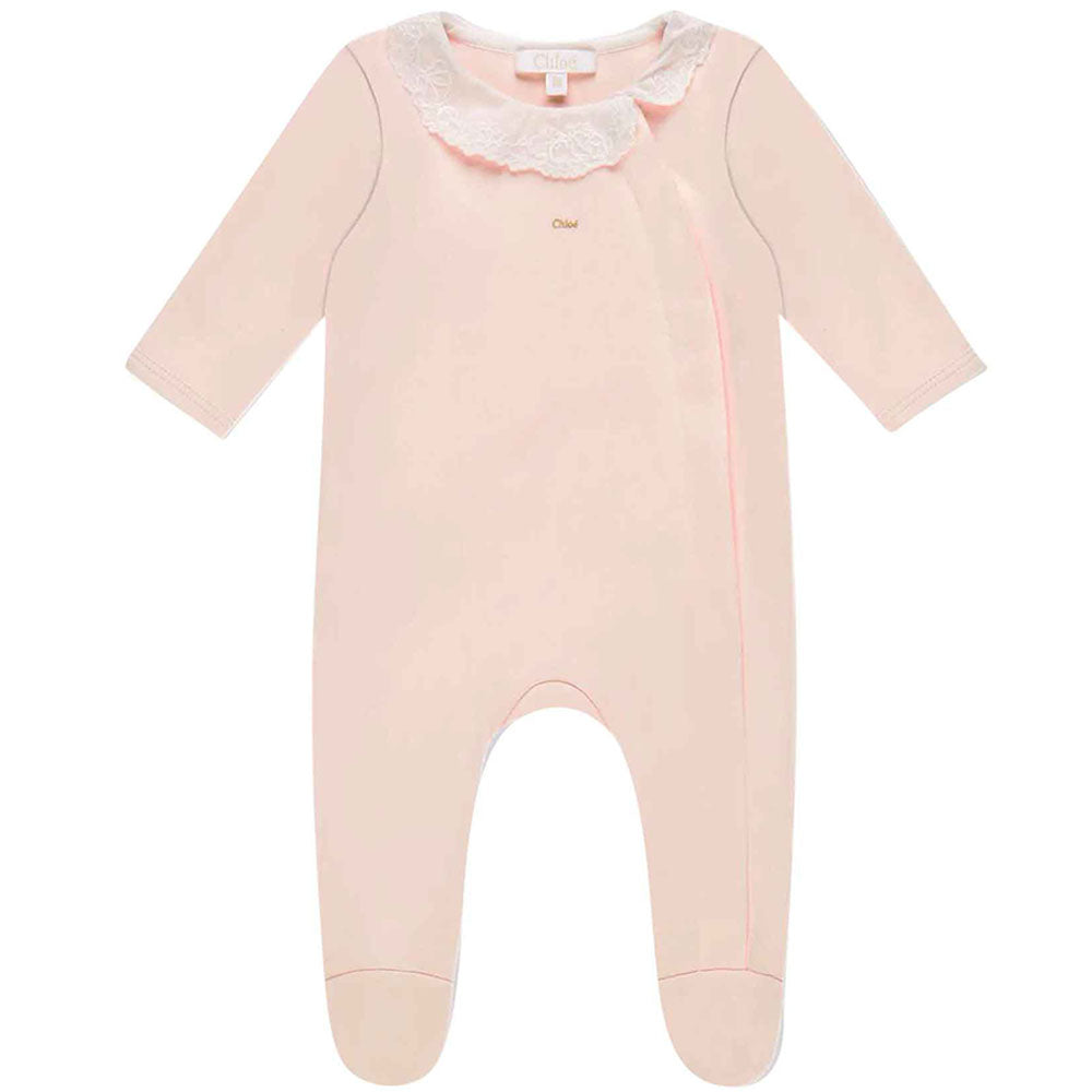 Chloe Girls Babygrow Set Pink