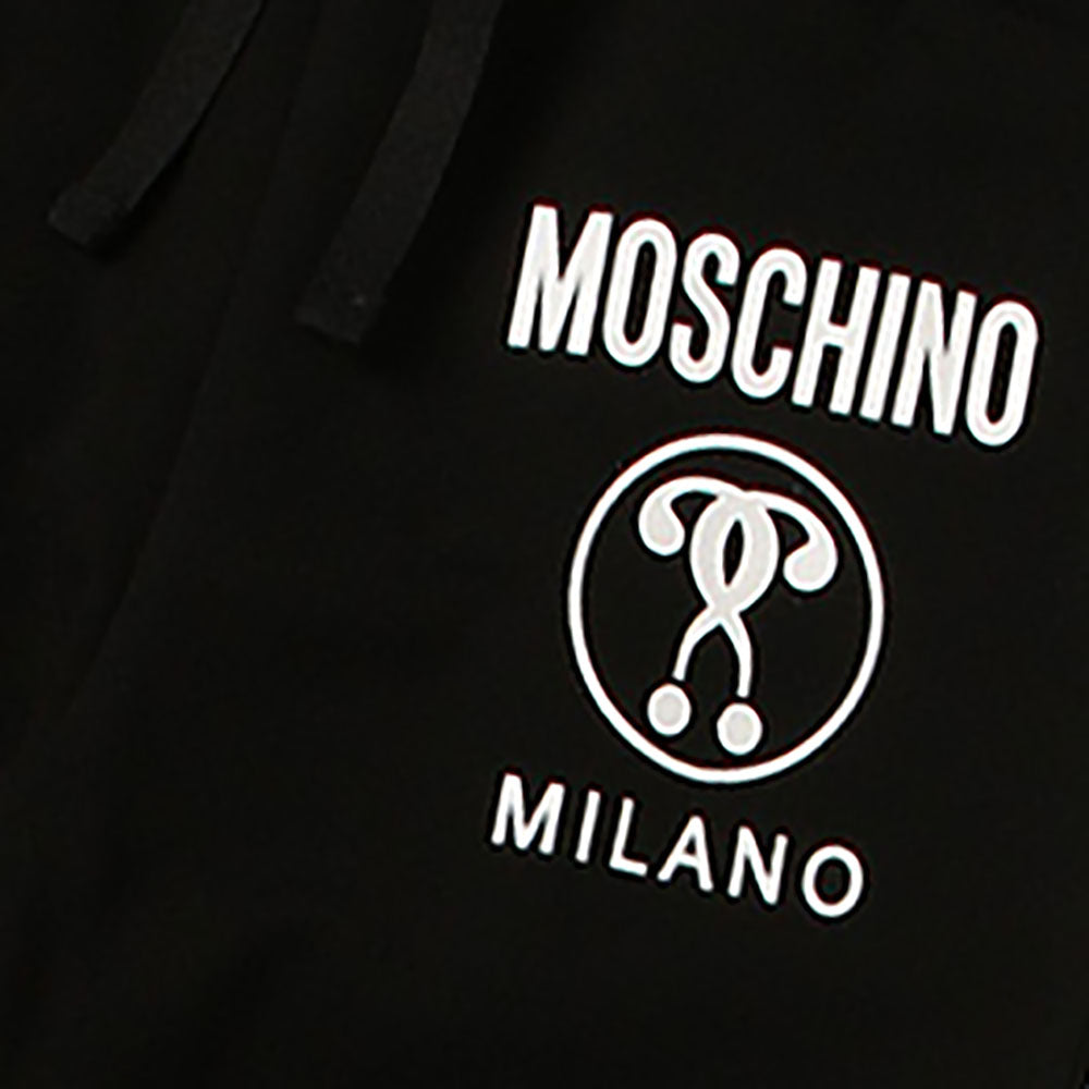 Moschino Boys Milano Logo Joggers Black