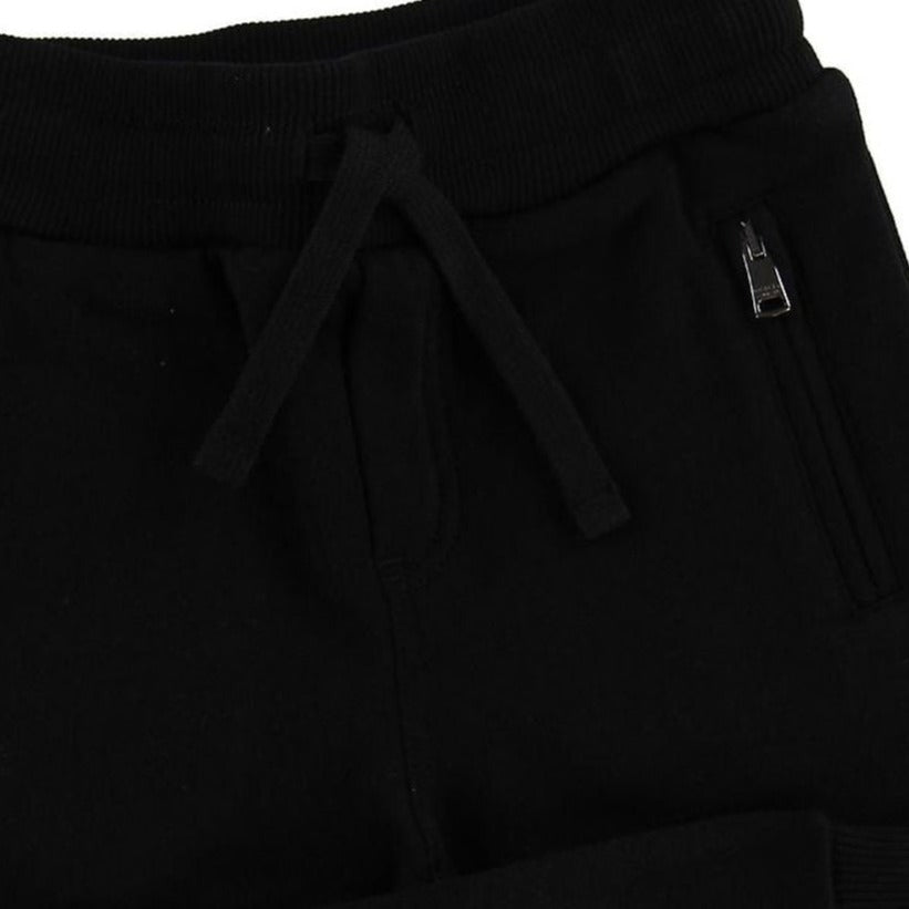 Dolce &amp; Gabbana Boys Cotton Joggers Black