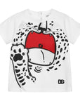 Dolce & Gabbana Baby Boys Paw T-Shirt White