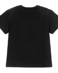 Dolce & Gabbana Unisex Kids Cotton Logo T-Shirt Black