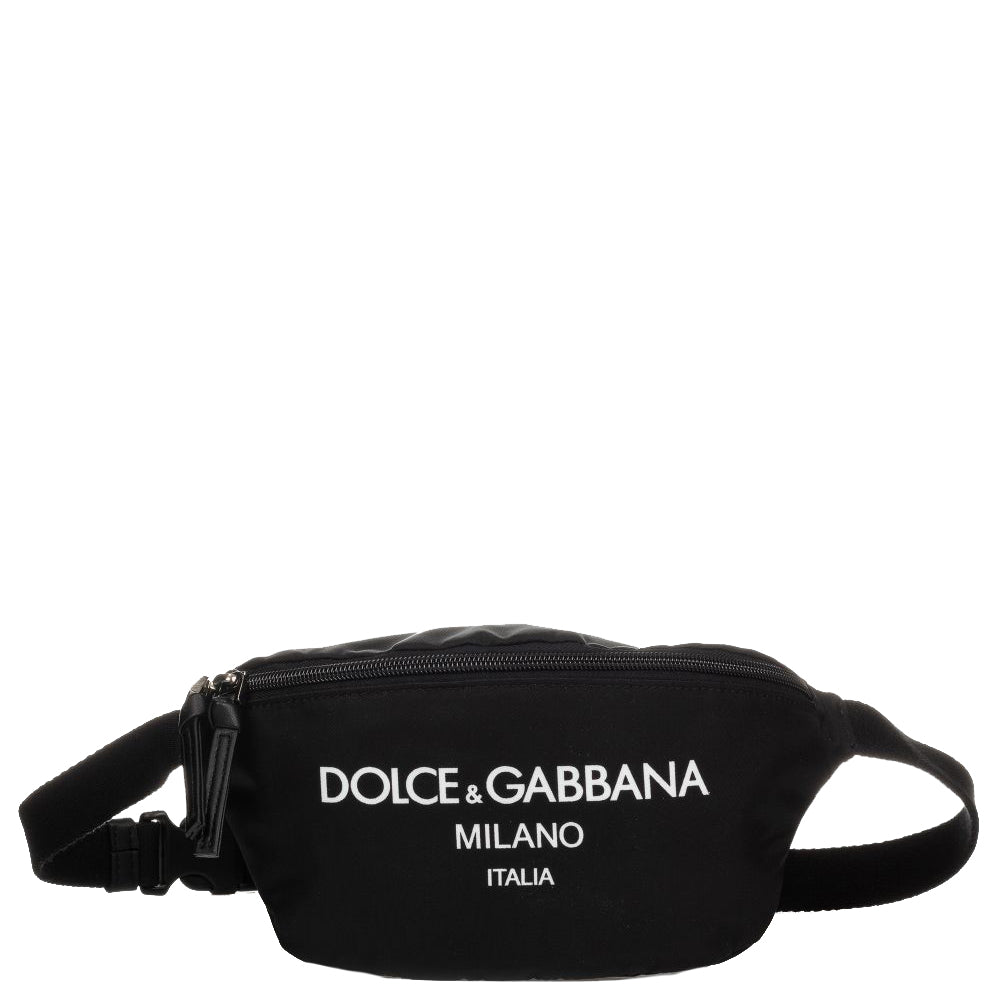 Dolce &amp; Gabbana Kids Logo Belt Bag (22cm) Black