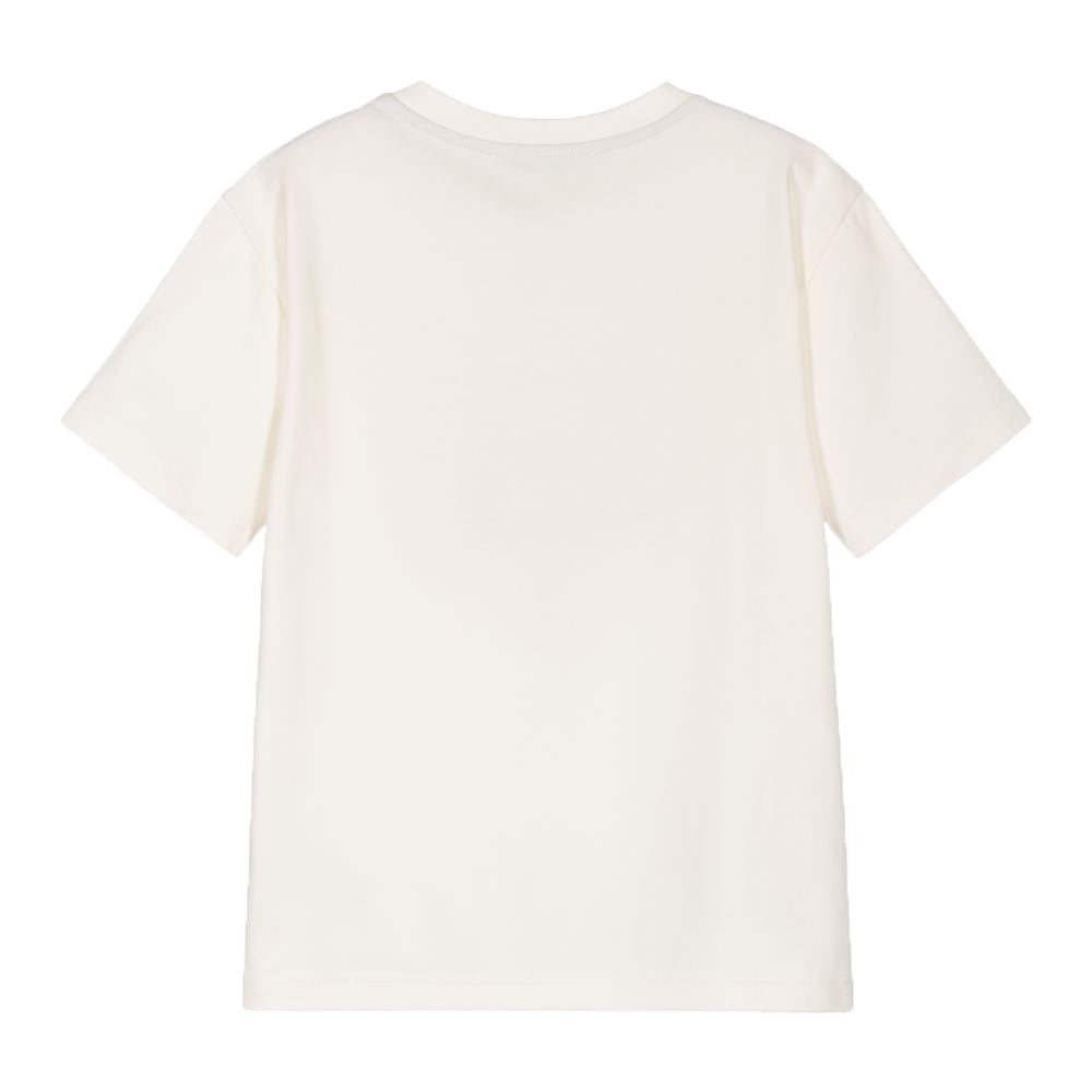 Dolce &amp; Gabbana Boys Logo T-Shirt Cream
