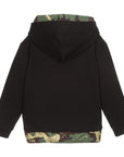 Dolce & Gabbana Boys Double Lined Hoodie Black