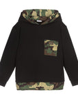 Dolce & Gabbana Boys Double Lined Hoodie Black