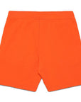 Dsquared2 Boys Icon Logo Cotton Shorts Orange