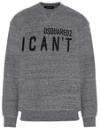 Dsquared2 Men's "I CAN'T" Sweatshirt Grey